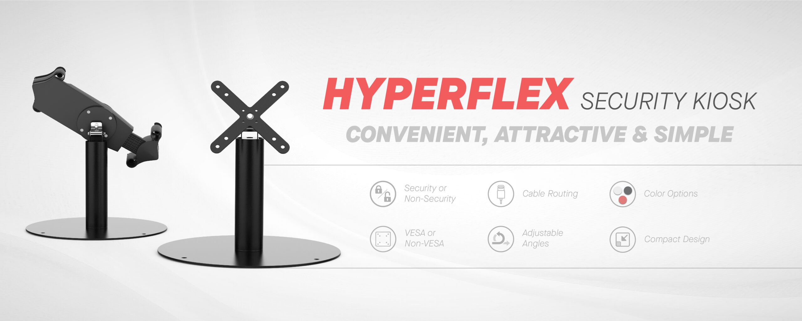 CTA Digital Hyperflex Security Kiosk Stand 